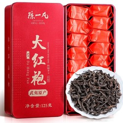 陈一凡 大红袍 岩茶轻火精烘兰花香陈年乌龙茶高档礼盒装