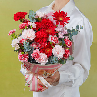 康乃馨母亲节鲜花花束礼物 （5月9日-12日期间收花）
