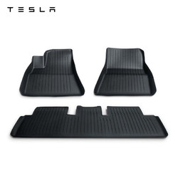 TESLA 特斯拉 Model3腳墊專車專用車腳墊地墊配件腳踏墊防滑耐磨