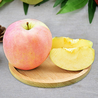 京世泽 陕西红富士苹果 脆甜爽口 新鲜水果 净重5斤（中果70-80mm）