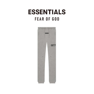 FEAR OF GOD ESSENTIALS植绒1977系列棉质束口卫裤美式高街潮牌简约时尚宽松百搭长裤 深燕麦色 M