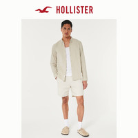 HOLLISTER24年春夏棉质长袖泡泡纱纽扣式衬衫 男 357847-1 棕黄色 XS (170/84A)