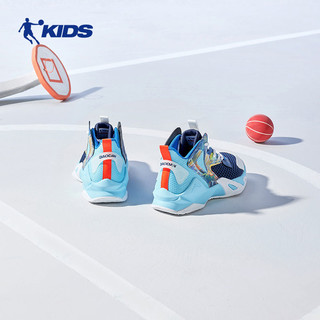 百亿补贴：QIAODAN 乔丹 男童篮球鞋网面透气童鞋夏季新款实战球鞋儿童运动鞋