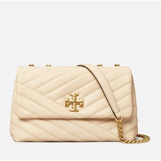 TORY BURCH Kira系列 女士单肩包 奶油色