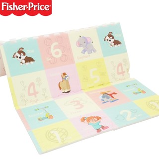费雪（Fisher-Price）婴儿爬行垫EPE双面加厚儿童拼接垫宝宝爬爬垫泡沫垫2CM小象6片
