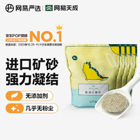 YANXUAN 网易严选 加拿大原矿膨润土猫砂快速结团宠物猫咪用品 6kg*4包整箱装