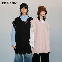百亿补贴：EPTISON 衣品天成 复古个性外穿洋气马甲背心针织秋季