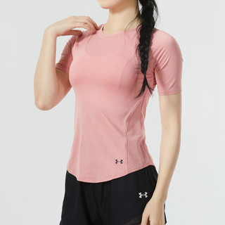 UA安德玛短袖T恤女子春季训练半袖衫休闲瑜伽运动服
