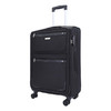 WEPLUS唯加布箱行李箱 时尚简约轻便旅行出差万向轮拉杆箱男女通用WP850 黑色 24英寸