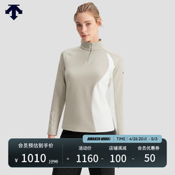 DESCENTE 迪桑特 WOMEN’S SKI系列女士长袖针织衫冬季 BE-BEIGE M (165/84A)