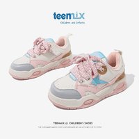 TEENMIX 天美意 女童板鞋2023春秋季新款时尚儿童运动鞋软底