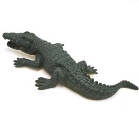 贝可麦拉 儿童野生仿真动物玩具 认识恐龙模型摆件 小鳄鱼