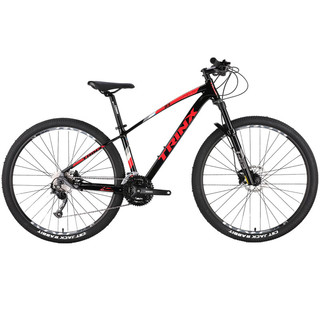 TRINX 千里达 X1PRO禧玛诺27速铝合金山地车通勤自行车成人黑白红 英寸推荐:175-185cm