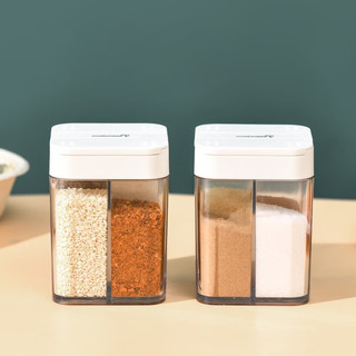 日本分格调料盒厨房家用调料罐子调味罐盐罐调料组合套装调味收纳