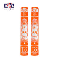 AANGIOUN 亚狮龙 训练比赛用球 飞行稳定耐打 RSL羽毛球（1桶装） RSL-55 1筒