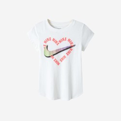 NIKE 耐克 夏季儿童女小童短袖透气百搭运动休闲童装凉感T恤衫