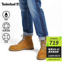 Timberland添柏岚男鞋休闲鞋踢不烂大黄靴户外徒步防水牛皮工装高帮靴A2EE3 A2EE3M231/小麦色 42