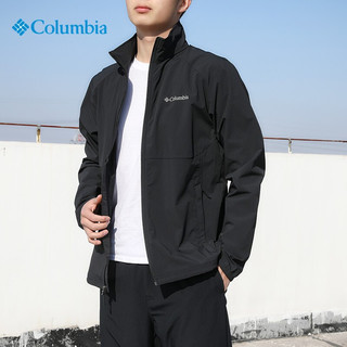 Columbia哥伦比亚2024春夏户外男款轻薄透气软壳夹克外套WE1306 010 175/96A/M