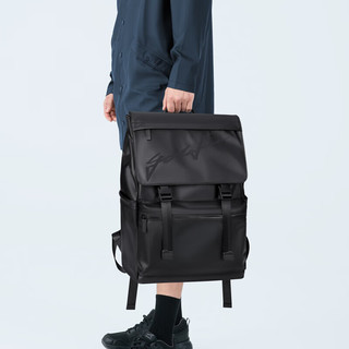 高尔夫（GOLF）双肩包男电脑包15.6英寸笔记本商务出差旅行背包大容量户外书包 款式7#黑色