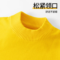 真维斯童装 JEANSWEST JNR女童毛衣秋冬款2024洋气儿童针织衫加绒上衣中大童保暖毛线衣 【常规款】粉/J小红心K 130