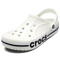 crocs 卡骆驰 洞洞鞋男鞋女鞋 夏季新款沙滩拖鞋 贝雅卡骆班/白-深蓝 42-43 270mm