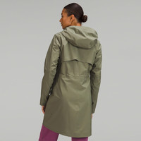 lululemon丨Rain Rebel 女士风衣外套 LW4BOGS 中橄榄色 12