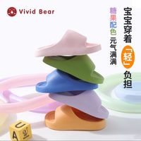 VIVID BEAR 孩子王Vivid Bear软弹EVA防滑轻家浴室四季透气踩屎感儿童拖鞋W