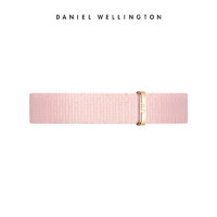 Daniel Wellington DanielWellington）DW原装表带10mm粉色编织带女款DW00200289（适用20*26mm方表）