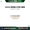 COACH 蔻驰 美国直邮COACH蔻驰腰包奥莱款大号男士皮质印花胸包C4137QBCHK