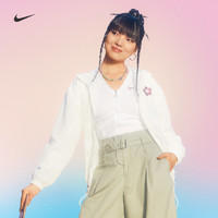 NIKE 耐克 官方女子长袖上衣鱼骨衣针织紧身刺绣柔软HF1133