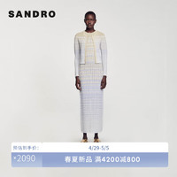 SANDRO2024春夏女装法式气质渐变设计开襟针织衫SFPCA01019 D272/多色 0