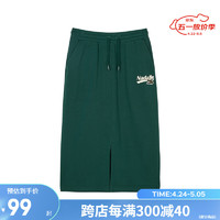 SKECHERS 斯凯奇 女款针织中裙女款高腰设计裙子 L322W025-02A2 S