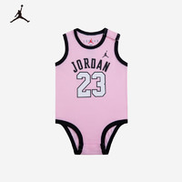 Jordan 婴童夏季无袖背心爬爬服NIKE童装5件套 樱花粉 6/12M