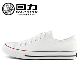 WARRIOR 回力 T391 学生帆布鞋 (白色)