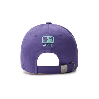 MLB儿童男女童帽子遮阳运动休闲帽鸭舌帽棒球帽潮春夏CP77 紫罗兰色 53-55cm