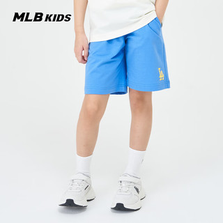 MLB儿童男女童亲肤柔软经典队标短裤24春夏 蓝色 110cm