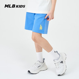 MLB儿童男女童亲肤柔软经典队标短裤24春夏 蓝色 110cm