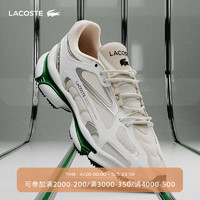 LACOSTE法国鳄鱼男鞋242K24系列运动休闲鞋47SMA0013 082/白色/绿色 9.5 44