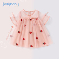 JELLYBABY 女童连衣裙夏季 粉色 120cm