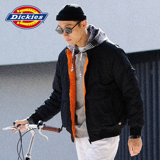 dickies 拼接多口袋撞色夹棉厚外套 秋冬男式潮流夹克  9463 黑色 XL