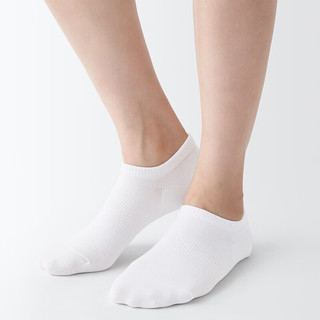 无印良品（MUJI）女式 合脚直角 运动船袜4双装 女士短袜女款浅口 DAF37A4S 白色 23-25cm/36-40码