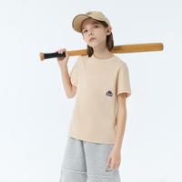 Kappa 卡帕 短袖男童T恤2024夏季儿童宽松纯棉女童打底衫