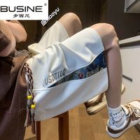 BUSINE美式短裤子男夏季薄款2024新款潮牌宽松大码运动休闲五分裤