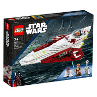 LEGO 乐高 积木玩具 星球大战系列 75333 欧比旺克诺比绝地星际战斗机 7岁+