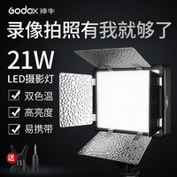 Godox 神牛 308II-C双色温LED平板补光灯直播间直播打光灯室内户外摄影灯