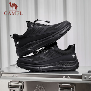 骆驼（CAMEL）透气休闲厚底户外运动鞋男 G14S566150 黑色 42 黑色  （B款）