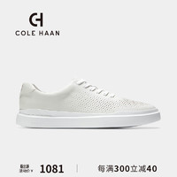 colehaan/歌涵 男鞋休闲鞋 纯白皮面透气舒适低帮平底男士板鞋C31436 白色-C31436 43