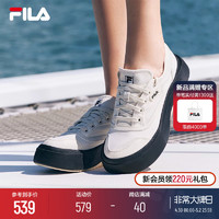 FILA 斐乐 杨幂同款FILA 斐乐官方女鞋摩登水母鞋帆布鞋2024夏季新款休闲鞋