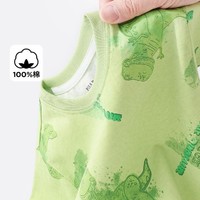 Disney baby 24新款针织卡通恐龙男童短袖T恤中大儿童t恤