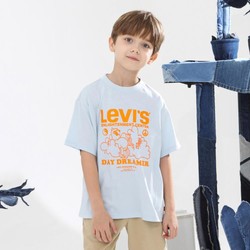 Levi's 李维斯 男童夏薄款清爽舒适透气短袖T恤李维斯童装儿童短T休闲百搭